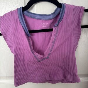 Go For Gold Seamless Cropped Top